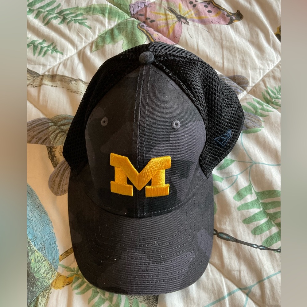 University of Michigan baseball Camo hat